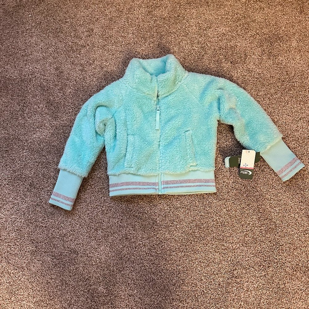 TODDLER MTA SPORTGREEN SHERPA JACKET SIZE XS (4/5)  #K14